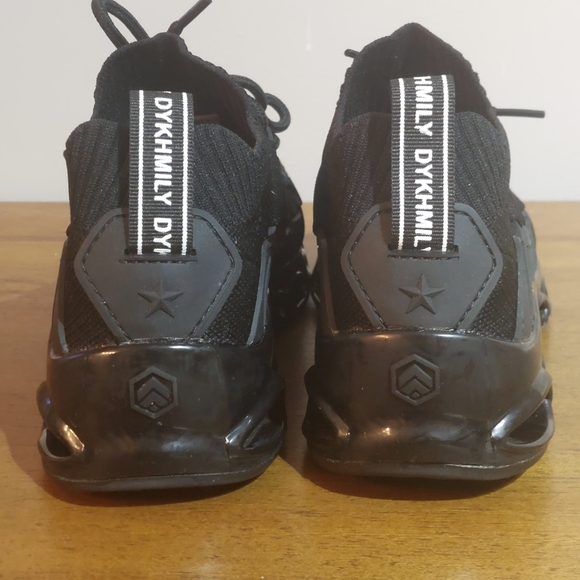 DYKHMILY Work Boots for Men Slip-on Steel Toe Safety Shoes Sneakers Breathable - Picture 7 of 16